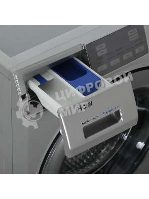 Стиральная машина Haier HW60-BP12919AS, с фронтальной загрузкой, 6кг, 1200об/мин, с паром, инверторная