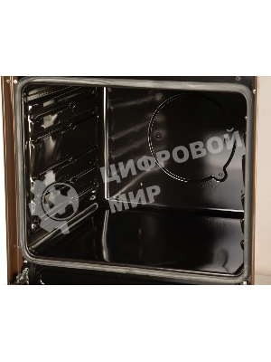 Плита электрическая Hansa FCEB53000 коричневый, конфорок 4 шт, духовка 69 л, 50 см x 85 см x 60 см