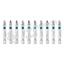 Бита Gross PZ2х50мм, сталь S2, шестигр., 10 шт.