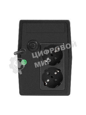 Источник бесперебойного питания ExeGate Smart LB-450.LCD.AVR.2SH (450VA/270W, LCD, AVR, 2*Schuko, батарея 12V 4.5Ah, Black)