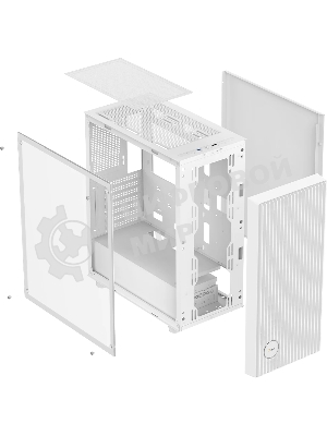 Корпус Ocypus Gamma C70 WH, Midi-Tower, белый