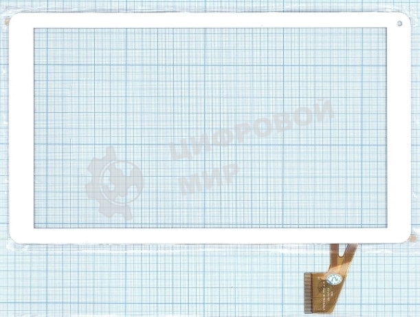 Сенсорное стекло (тачскрин) VTCP010A18-FPC-4.0, белое