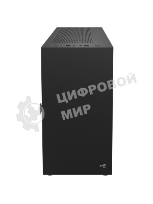 Компьютерный корпус Aerocool/Formula CS-111-G-BK-v1 (mATX, 0.5мм, стекло, USB 3.0 x1, USB 2.0 x2, 1x 12cm Black Fan)