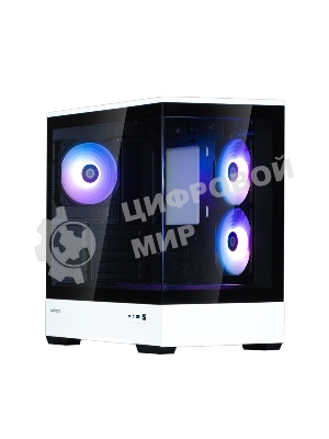 Компьютерный корпус ZALMAN P30 BW, MATX, BLACK/WHITE, WINDOW, 2x3.5