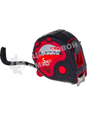 Рулетка Matrix status 3 fixations 5мх25мм двухкомпонентный корпус 3 фиксации ленты