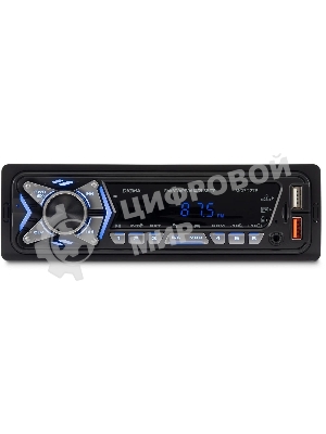 Автомагнитола Digma MCP-227B, 1 DIN, Bluetooth, USB Type-A, AUX, пульт ДУ