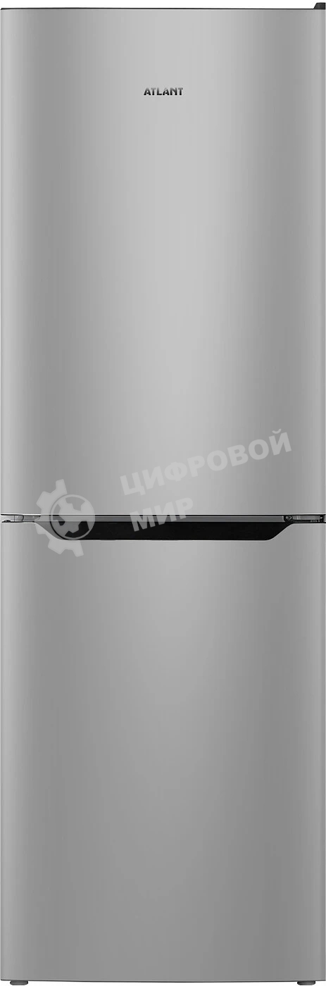 Холодильник Atlant ХМ 6619-189 серебристый двухкамерный 182/119л морозилка снизу