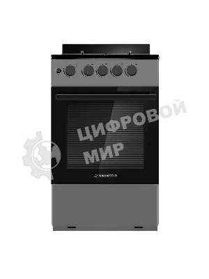 Плита газовая Maunfeld MGC50GEGR08 серый, конфорок 4 шт, духовка 59 л, 50 см x 88 см x 65 см