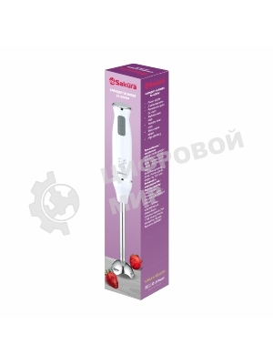 Блендер Sakura SA-6265W 800 Вт, погружн DC мотор стальн.насадка