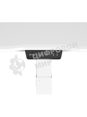 Стол для ноутбука Cactus VM-FDE101 столешница МДФ белый 80x60x123см (CS-FDE101WWT)