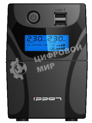Источник бесперебойного питания Ippon Back Power Pro II 800 480Вт 800ВА черный