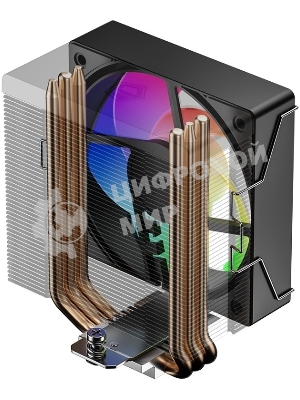 Кулер Cooler ID-Cooling SE-903-XT V2 ARGb LGA1851/1700/1200/115X/AM5/AM4 (TDP 150W, PWM, 3 тепл.трубки прямого контакта, FAN 100мм, Addressable RGb LED) RET