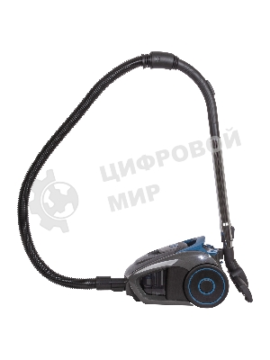 Пылесос SUPRA VCS-2400 серый/синий, 380/2400 Вт, уборка сухая, пылесборник контейнер 2 л