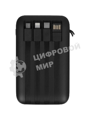 Портативный аккумулятор Tecno Pocket S101Q 10000mAh QC3.0/PD3.0 22.5W 2.4A 2xUSB-A/USB-C черный