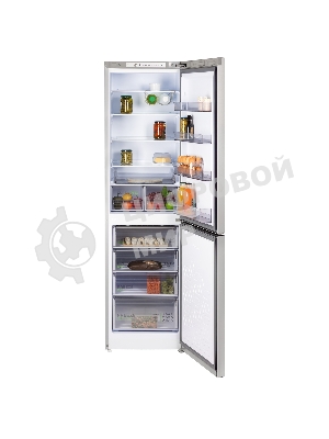 Холодильник Бирюса M6129 металлик двухкамерный 236/94л морозилка снизу