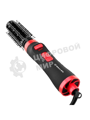 Фен-щетка BRAYER BR3133RD черный/красный, 1000 Вт, 40 мм