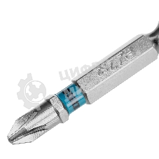 Бита Gross PZ2х50 мм, сталь S2, шестигр., отрывн., 10 шт.