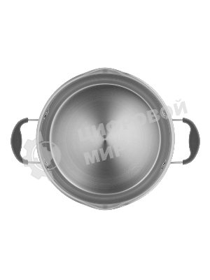 Кастрюля Maunfeld LAURA MCS40S08GR из нержавеющей стали со стеклянной крышкой, 22 см, 4 л.