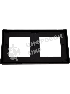 Рамка 2-м ArtGallery IP44 карбон SE GAL441002