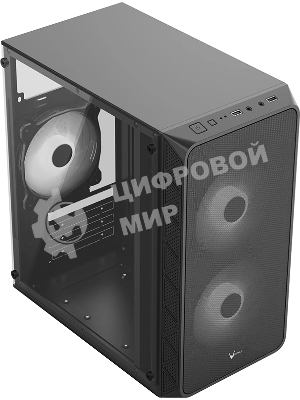 Компьютерный корпус AeroCool/Formula Air Mesh G4 черный без БП mATX 1x120мм 1xUSB 2.0 1xUSB 3.0 audio