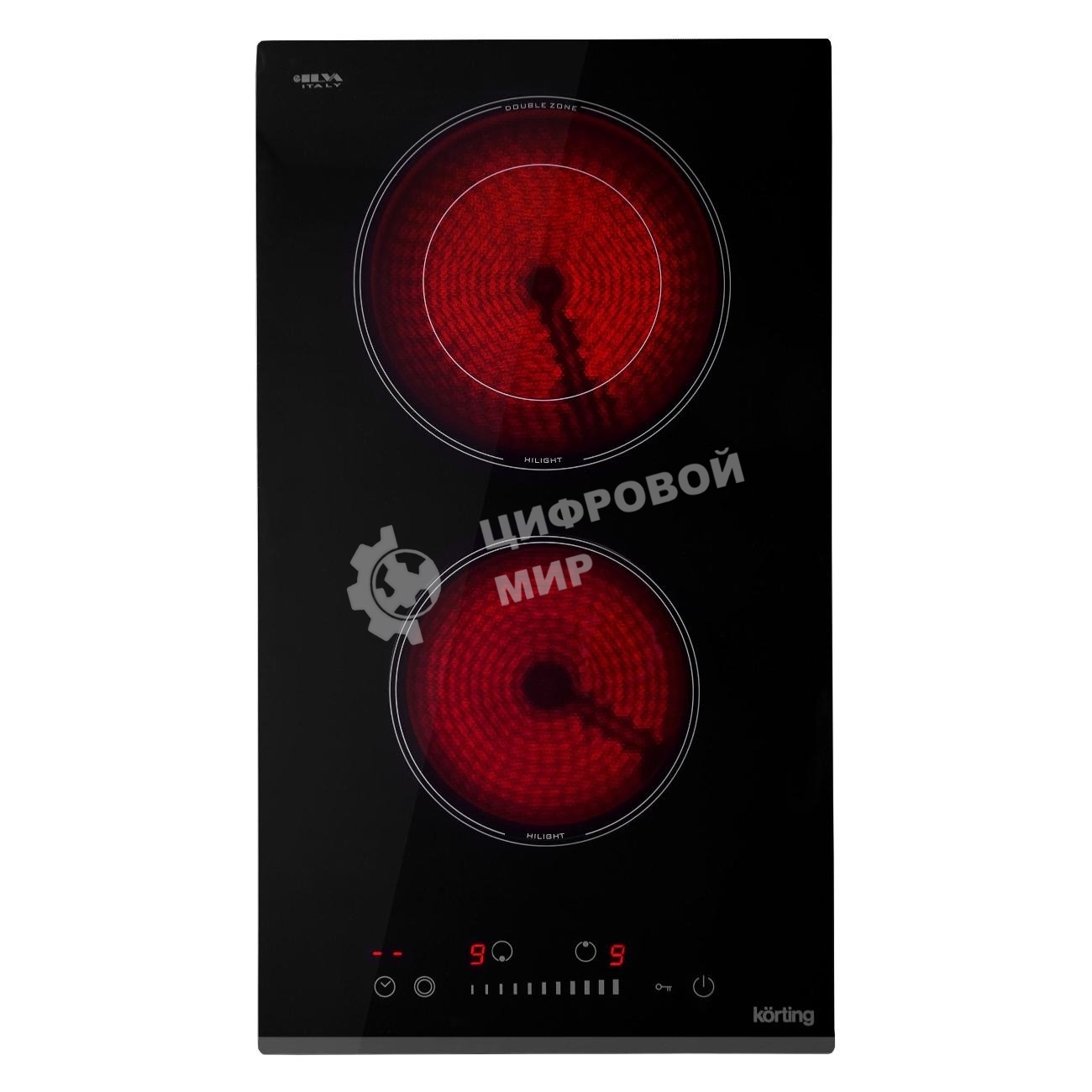 Электрическая варочная панель Korting HK 32024 B черный