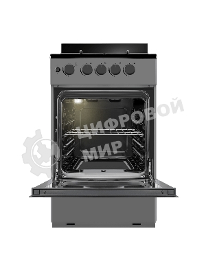 Плита газовая Maunfeld MGC50GEGR08 серый, конфорок 4 шт, духовка 59 л, 50 см x 88 см x 65 см