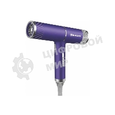 Фен SAKURA SA-4051V фиолетовый/серый, 1600 Вт, компактный