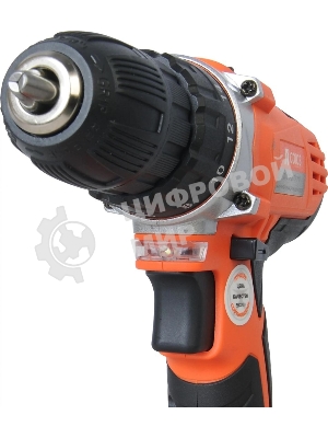 Дрель-шуруповерт СОЮЗ ДШС-12-2К-ПРОМО, 12 В, 1,5 Ач, 30 Нм, щеточный
