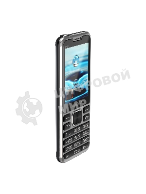 Мобильный телефон Maxvi X10i серебристый металлик