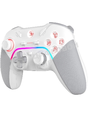 Геймпад A4Tech Bloody GPW70 Sports белый USB Беспроводной виброотдача обратная связь