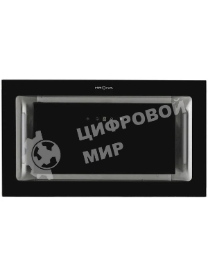 Вытяжка встраиваемая Krona Selina 600 Glass S черный, 52 см, 1300 куб. м/ч, 61 дБ