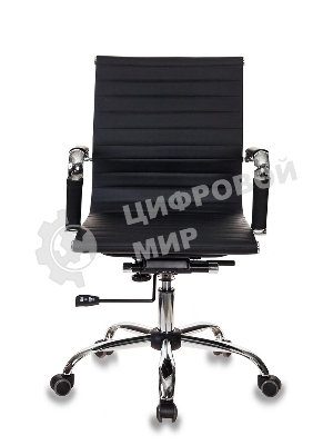 Кресло Бюрократ CH-883-LOW/BLACK черный, экокожа