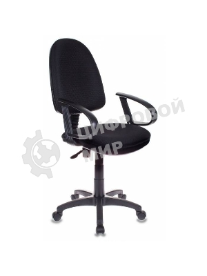 Кресло Бюрократ CH-300/BLACK черный, экокожа, 120 кг, механизм качания