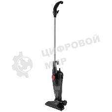 Пылесос вертикальный BBK BV2901 черный/красный, питание от сети, 170 Вт, уборка сухая, пылесборник 0.8 л