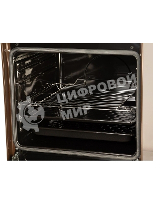 Плита электрическая Hansa FCEB53000 коричневый, конфорок 4 шт, духовка 69 л, 50 см x 85 см x 60 см