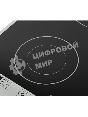 Плита настольная электрическая Hyundai HYC-0103 серебристый/черный стеклокерамика (настольная)