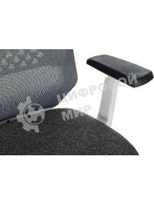 Кресло эргономичное Бюрократ MC-W611N серый TW SQU GR сетка/ткань крестов. пластик пластик белый