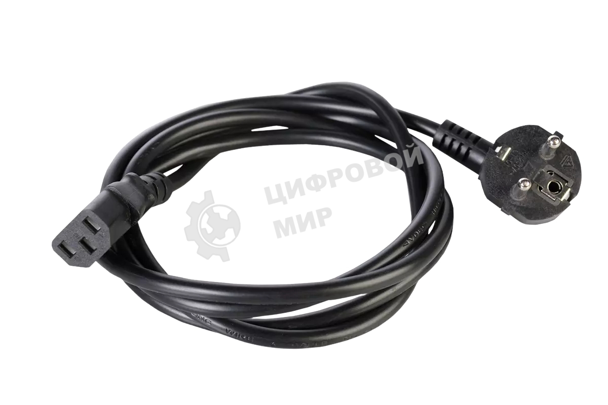 Шнур питания ЦМО С13-Schuko R-10-Cord-C13-S-1.8 (упак.1шт) 1.8м черный