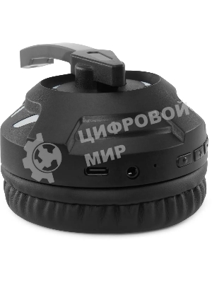 Гарнитура беспроводная/проводная с микрофоном Оклик HS-L420G черный накладные BT оголовье (1939799)