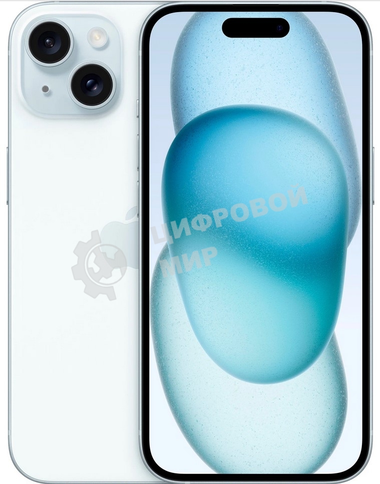Смартфон Apple iPhone 15, 6/128Gb, голубой