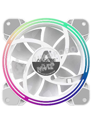 Вентилятор для корпуса Alseye Halo 4.0-W kit (3шт.) белый, 120 мм, 1300 об/мин, 24.8 дБ, 4 pin