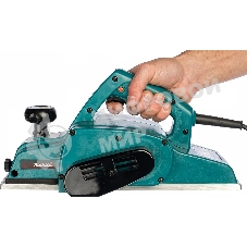 Рубанок Makita 1911B Рубанок,840Вт,16000об\м,ширина-110мм,глуб-3.5мм,4.2кг,кор