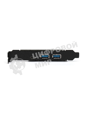 Контроллер USB 3.1 Gembird SPCR-03 в разъем PCI-e, 2xUSB-A + 1xType-C