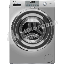 Стиральная машина Haier HW70-BP12959BSE серебристая, загрузка фронтальная 7кг, 1200 об/мин., класс: A+++