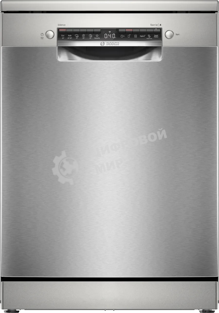 Посудомоечная машина Bosch SMS4IMI62Q, нержавеющая сталь, 60 см, 13 компл., 50 дБ, класс A++