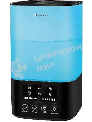 Увлажнитель воздуха Neoclima Vision LED 2.5L черный, 25 м², 2.5 л