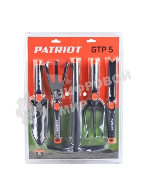 Набор садовых инструментов GTP5 5 предметов нейлон PATRIOT 777001506