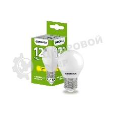 Лампа светодиодная GENERICA LL-G45-12-230-30-E27-G G45 12 Вт шар 3000К E27 230В