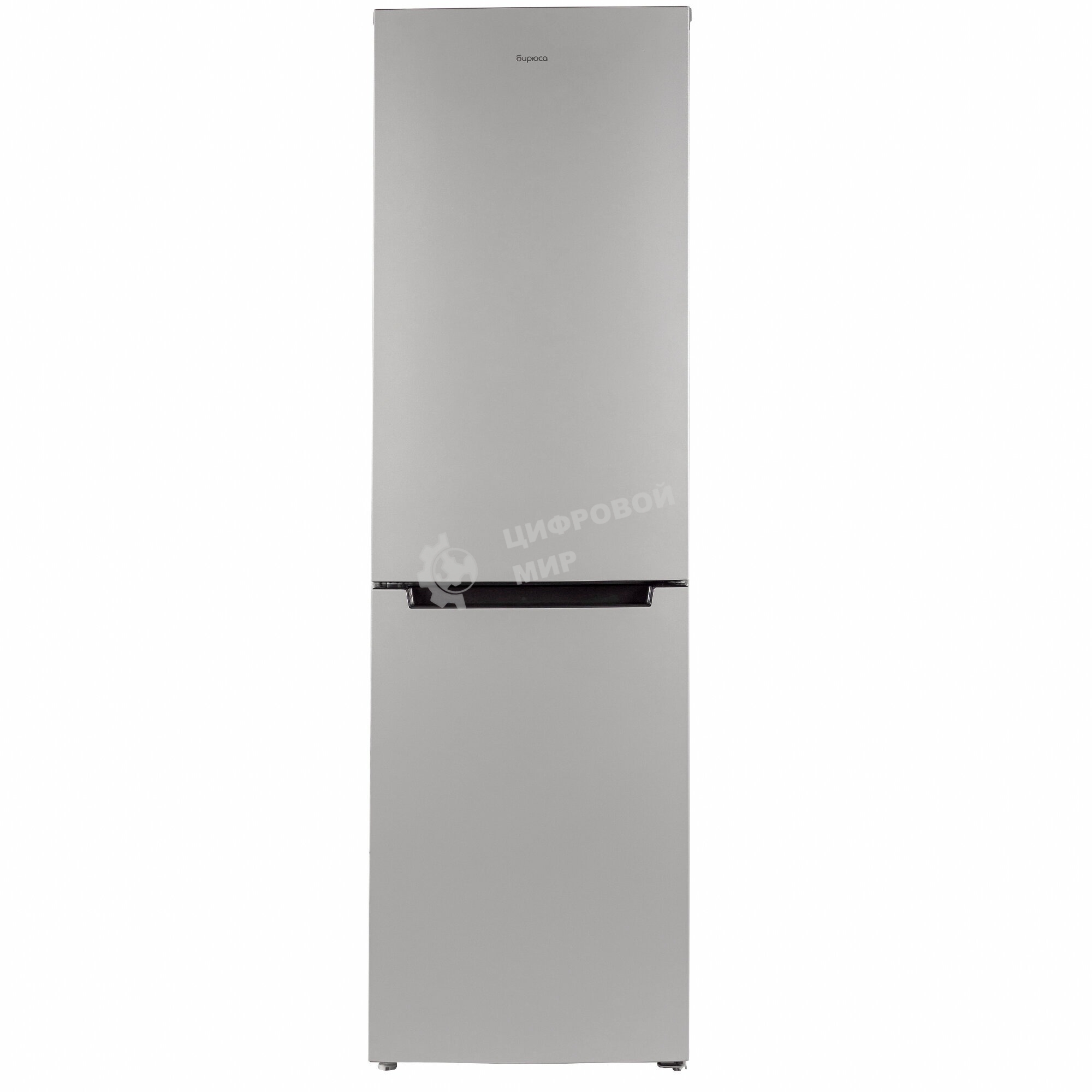 Холодильник Бирюса M6129 металлик двухкамерный 236/94л морозилка снизу