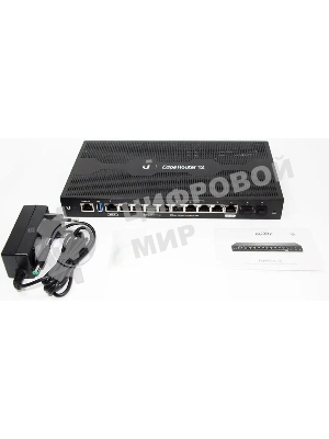 Маршрутизатор Ubiquiti ER-12-EU черный